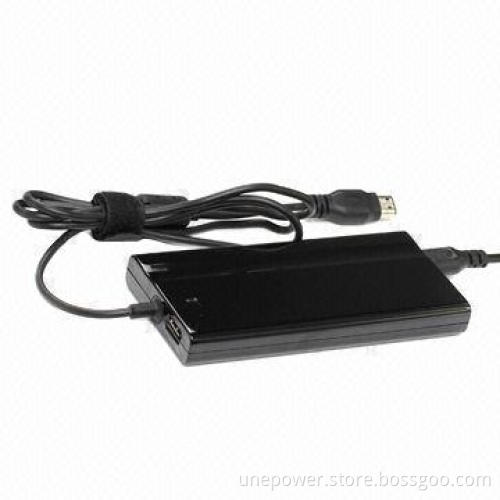 Ultra-slim Laptop AC Charger for CQ of HP, 90W/18.5V/4.9A Output, Oval Tip, with USB Slot